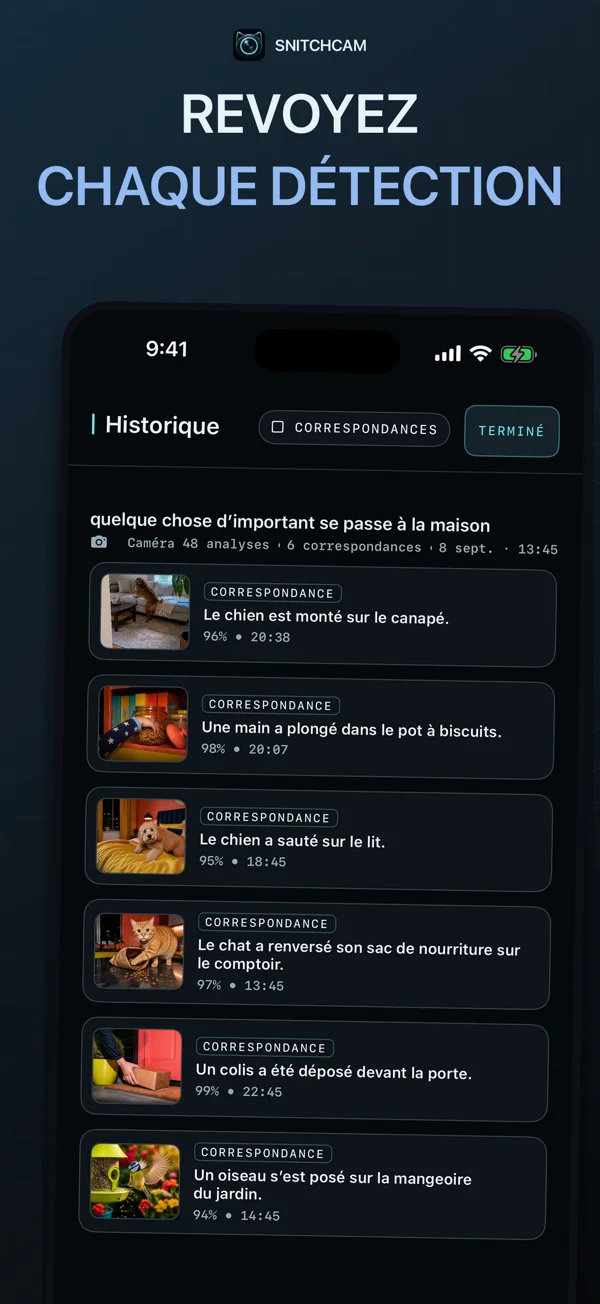 Revenez sur ce qui s’est passé.